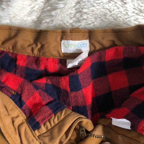 Crewcuts Boys lined dark khakis.Good for cold days - Picture 3 of 4